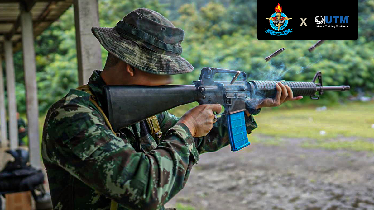 ทดสอบกระสุนสี UTM ที่โรงเรียนสงครามพิเศษ เพิ่มศักยภาพของเจ้าหน้าที่