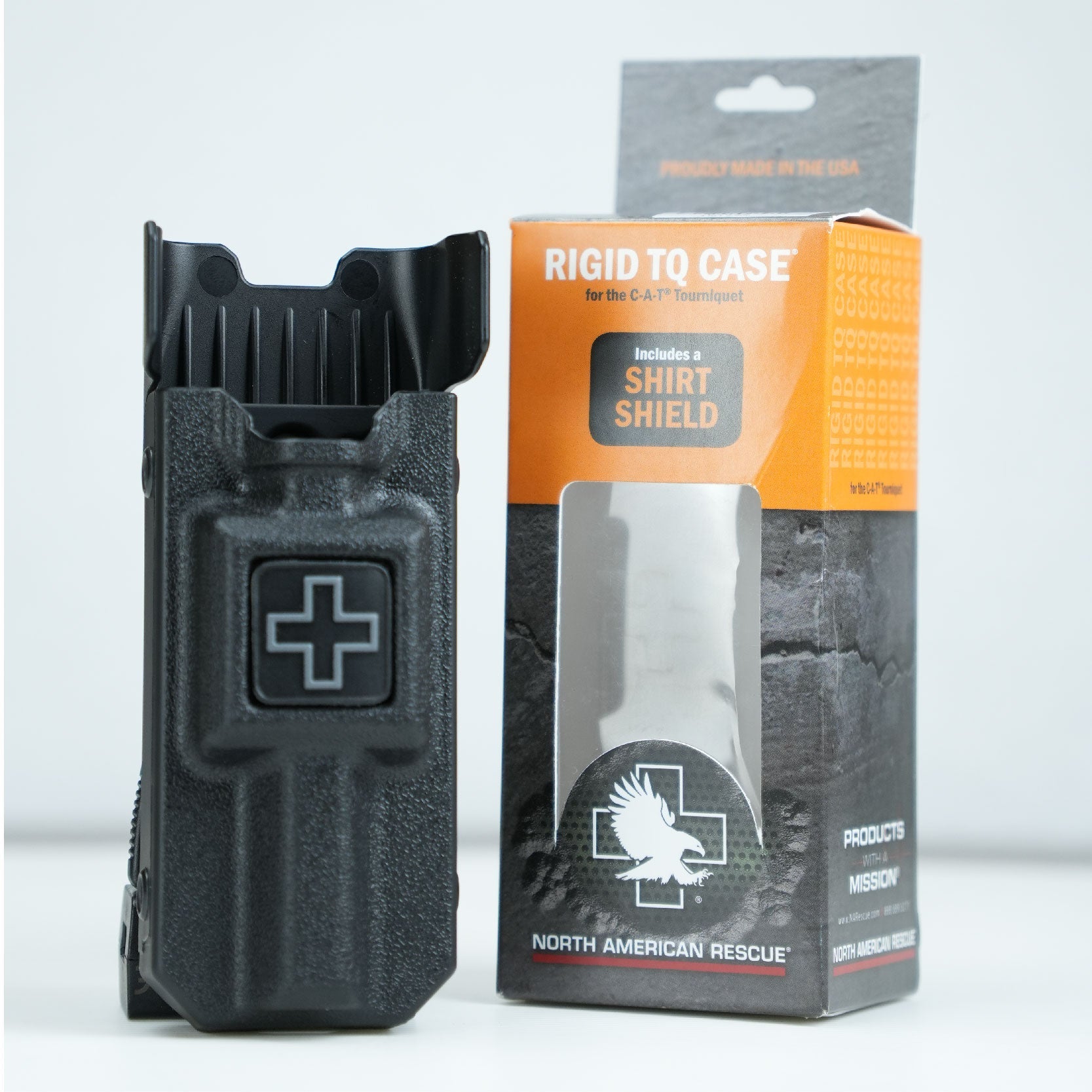 North American Rescue - Rigid Gen 7 Tourniquet Cases with Shirt Shield [Black]