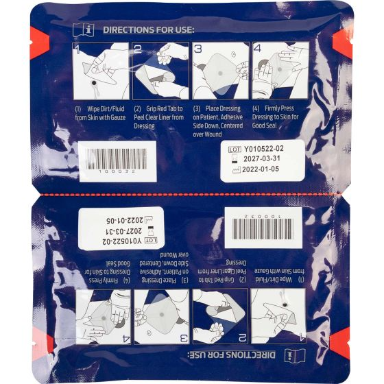 North American Rescue - HyFin Chest Seal Twin Pack [Trainer]