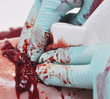 TrueClot - Simulated Hemostatic Gauze [Z-folded, 48 Strips at 12'x3", Bulk Pack]