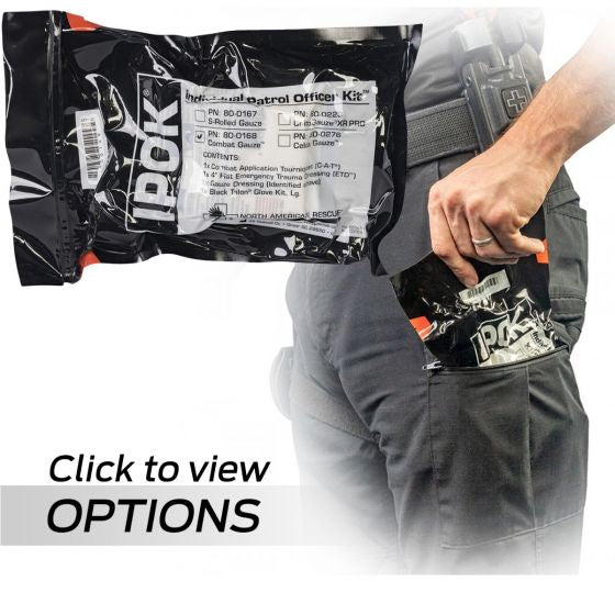 North American Rescue - Individual Patrol Officer Kit (IPOK) [Wound Packing Gauze (no Hemostatic)]