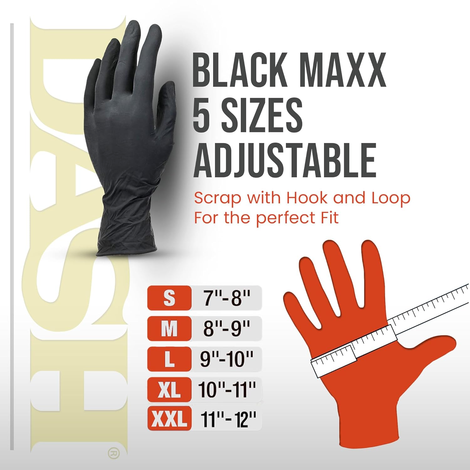 TacMed Solutions - Black Maxx Gloves 50 pieces/box