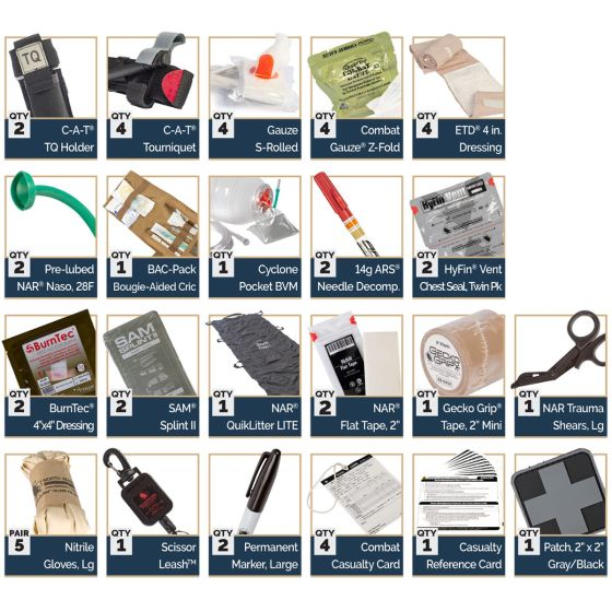 North American Rescue - Mini Medic Kit Advanced [Black]