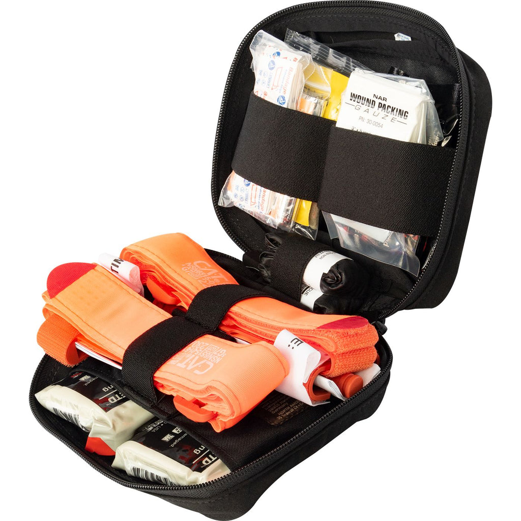 North American Rescue - Headrest IFAK Kit (Basic with Combat Gauze) [Black]