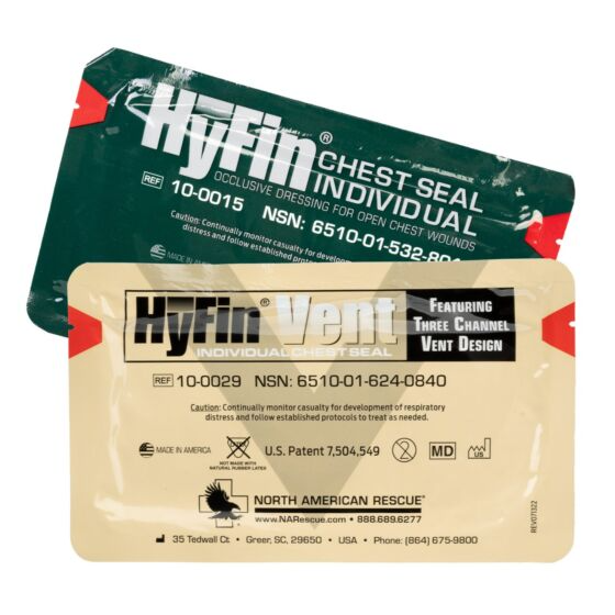 North American Rescue - USMC HyFin Chest Seal Combo Pack