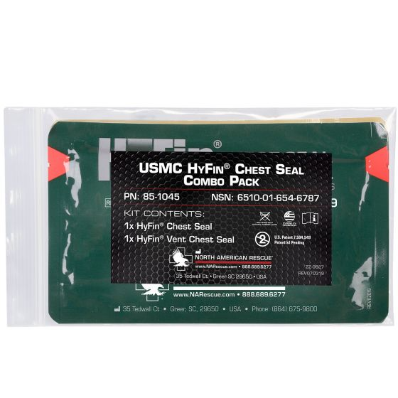 North American Rescue - USMC HyFin Chest Seal Combo Pack