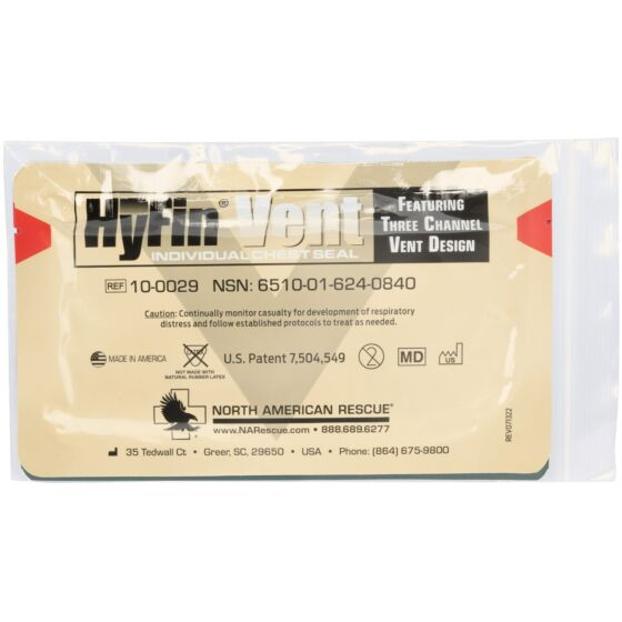 North American Rescue - USMC HyFin Chest Seal Combo Pack
