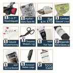 North American Rescue - Reflex IFAK System Kit (Basic With Combat Gauze) [Black]