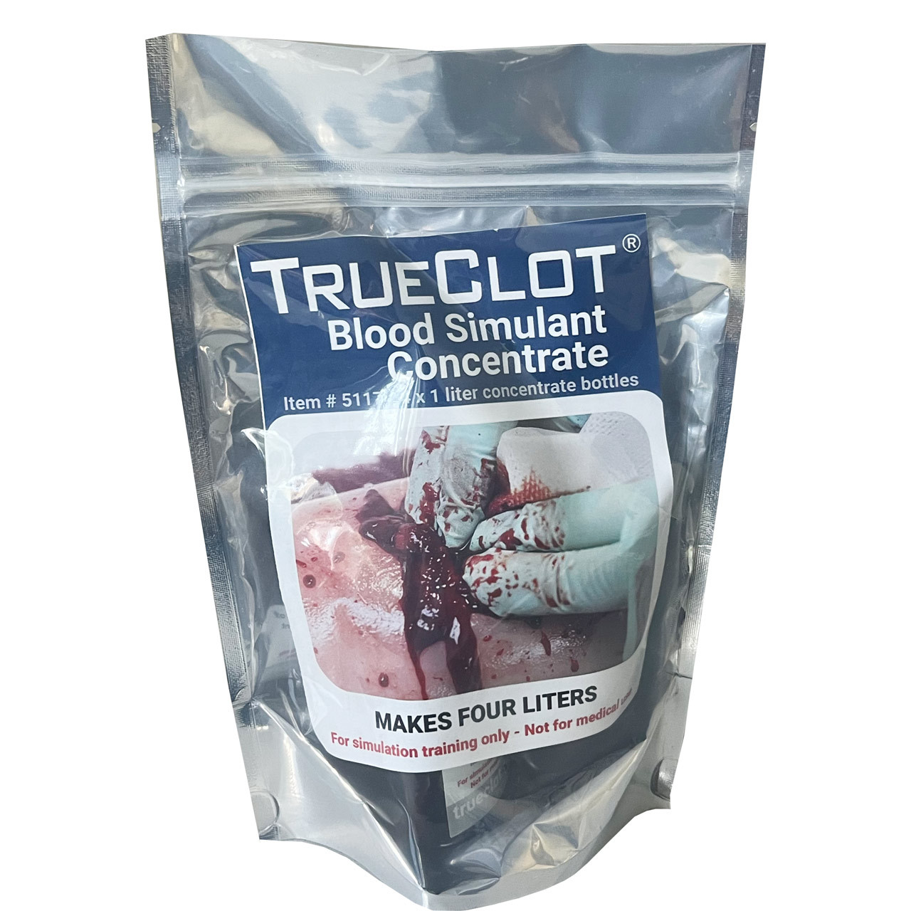 TrueClot - Blood Simulant Concentrate, Liter (4 pack)