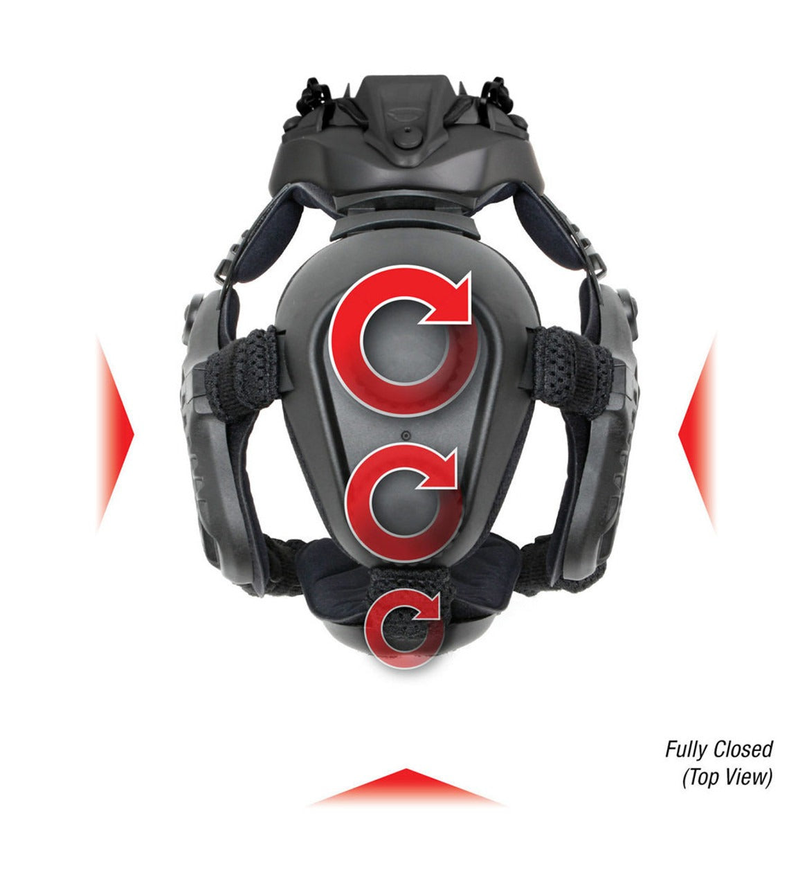 Ops-Core - Skull Mounting System [Right-Eye Dominant, Black]