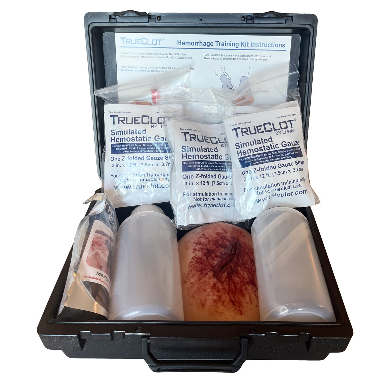 TrueClot - Wound Packing Training Kit, Laceration/Stab Wound