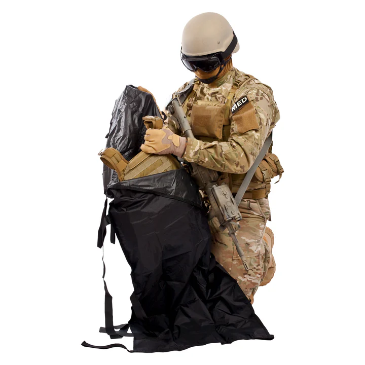 TacMed Solutions - Phantom® Litter w/ Carrier, Complete Kit [Black]