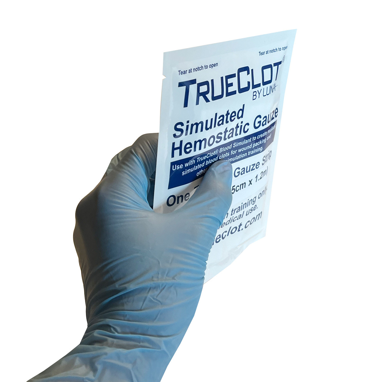 TrueClot - Simulated Hemostatic Gauze, 4 ft, Z-Folded